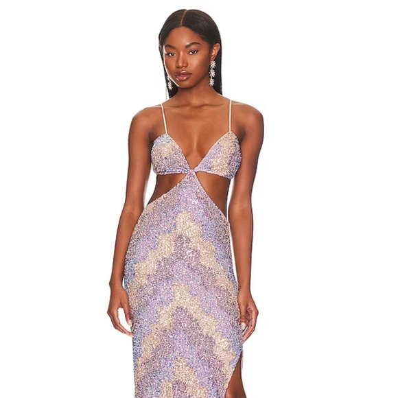 Sequin midi dress